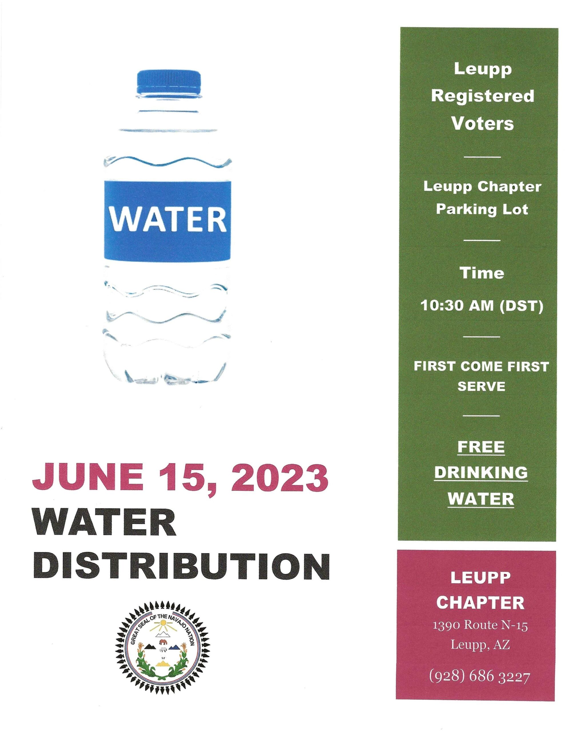 water distribution Leupp